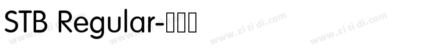 STB Regular字体转换 STB Regular字体转换